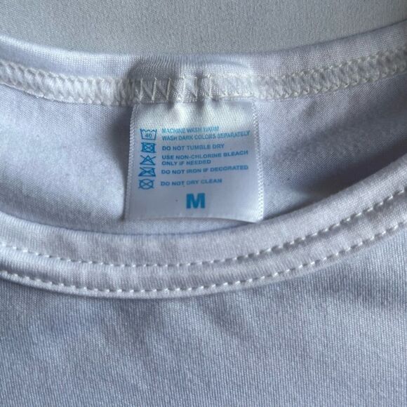 Women's Disney The Magic Kingdom Castle Sunrise White T-shirt - Picture 3 of 5